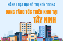 Hàng loạt đại đô thị hơn 100ha đang tăng tốc triển khai tại Tây Ninh