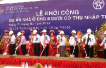 VINACONEX Khởi công xây dựng Dự án Nhà ở cho người có thu nhập thấp tại Khu tái định cư Kiến Hưng 