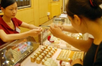 Giá vàng phá ngưỡng 30,09 triệu đồng rồi bất ngờ quay đầu về mức 30,076 triệu đồng.