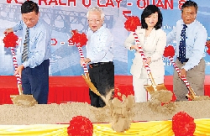 Khởi công dự án nạo vét rạch Ụ Cây (quận 8) 