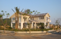 "Mở cửa" biệt thự mẫu Khu nhà vườn sinh thái Hoàn Sơn