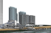 Khu dân cư bờ sông xây bến du thuyền 