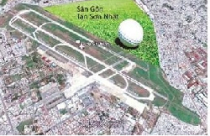 Sân golf trong sân bay: Bình thường và bất thường