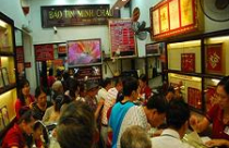 Giá bán vàng giảm 250.000 đồng