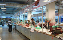 Chợ trong trung tâm thương mại ở Hà Nội vắng khách