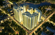 Cất nóc khu D dự án Mandarin Garden