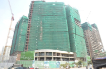 Cất nóc tòa nhà cuối cùng dự án Mandarin Garden