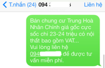 Bán nhà kiểu... khủng bố điện thoại