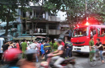 TP HCM: Cháy rụi căn hộ chung cư vắng chủ