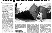 Container không phải là công trình xây dựng