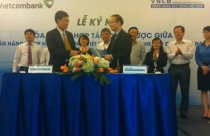 Vietcombank ký hợp tác với Ngân hàng Xây dựng