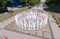 Phong tỏa, rào chắn để thi công đường Nguyễn Huệ