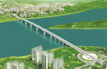 Khởi công cầu vượt sông Hồng nhịp dài kỷ lục