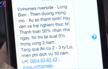 Tin nhắn rác quảng cáo bán BĐS có dấu hiệu gia tăng