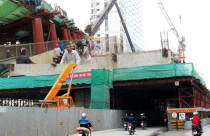 Dự án đường sắt đô thị: Vẫn thi công bất chấp nguy hiểm