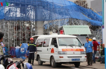 Vụ sập giàn giáo tại TP HCM: Đình chỉ thi công công trình