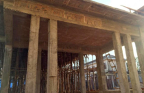 Công trình không phép “mọc” cạnh trụ sở thị trấn