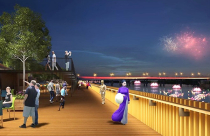 Dự án lát đường đi bộ ven sông Hương bằng gỗ lim gây nhiều tranh cãi