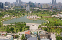 Đề xuất xén công viên Cầu Giấy làm bãi xe, trung tâm thương mại