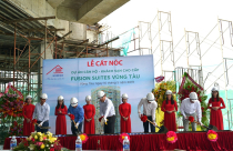 Hodeco cất nóc dự án căn hộ khách sạn nghỉ dưỡng Fusion Suites Vũng Tàu