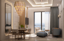 Bên trong căn hộ hạng sang được thiết kế theo chuẩn “may đo” cho gia đình Việt