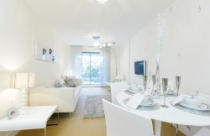 Đẹp lung linh với màu trắng