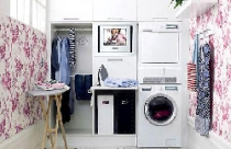 Trang trí và sắp đặt phòng giặt là