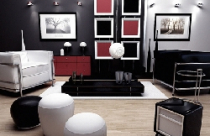 Sử dụng màu đen trong nhà thuận phong thủy 