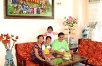 Hoàng mập xây nhà ăn tết 