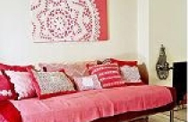 Trang trí tường bằng ren 