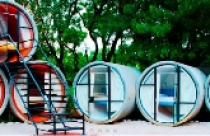 Khách sạn trong ống cống siêu kool ở Mexico 