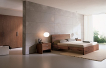 Bài trí không gian phía sau giường ngủ