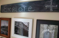 Trang trí nhà bằng... bảng đen