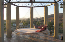 Ý tưởng giường treo ngoài trời