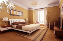 Kê giường ngủ sát góc hay giữa phòng?