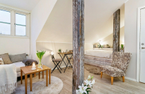 Khéo léo kê giường trong nhà nhỏ