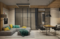 Nhà rộng thoáng nhờ vách kính