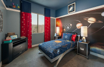 Trang trí phòng cho trẻ em với tông màu xám