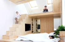 Ấn tượng với sân chơi trong phòng ngủ của ngôi nhà tại Nga