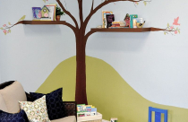 Kệ sách độc đáo cho phòng trẻ em