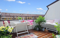 Dùng tượng rùa hóa giải sát khí cho ban công, sân thượng