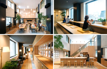 Bên trong văn phòng thoải mái như ở nhà của Airbnb