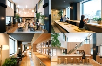 Bên trong văn phòng thoải mái như ở nhà của Airbnb