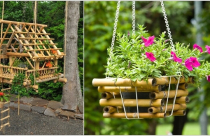 Vật liệu tre truyền thống trong trang trí nhà