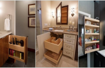 Nội thất thông minh cho phòng tắm chật hẹp