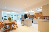 Thiết kế không gian mở tuyệt vời cho căn bếp