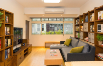 Căn hộ ấm áp với gam màu tươi sáng