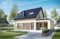 Nhà cấp 4 có gác lửng chi phí phù hợp cho gia đình trẻ