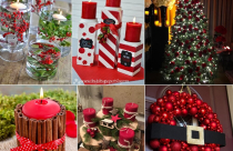 Ý tưởng trang trí giáng sinh tràn ngập sắc đỏ