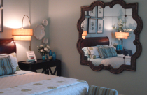 Những vị trí kiêng kỵ khi đặt gương trong phòng ngủ